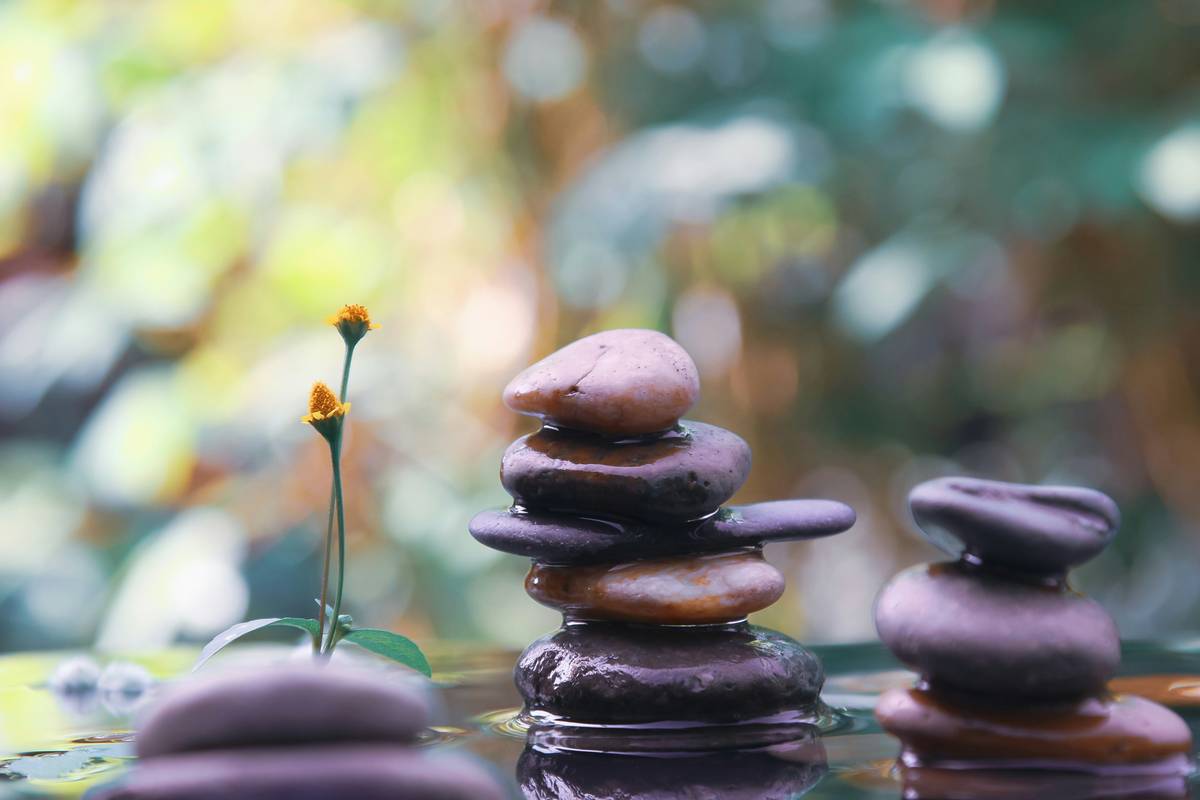 Flowchart showing steps to choose the best stress management app